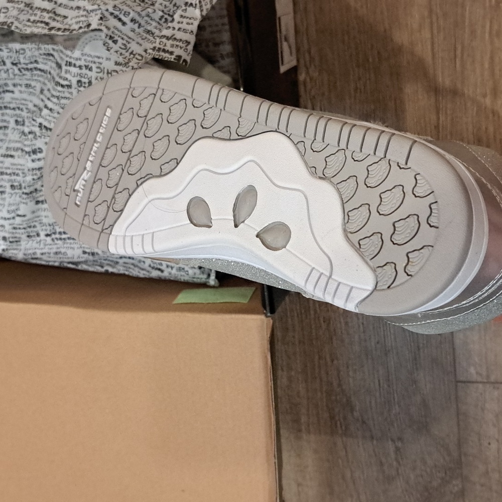 Pastry Silver Glitter High-Top Sneakers - Picture 9 of 9